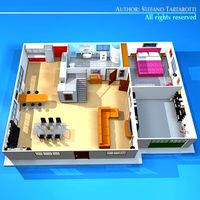 House cutaway2 3D Model