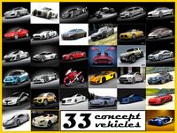 Concept vehicles collection 1 3D Model