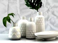 Pressed Pattern Vases