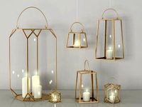 ANTHROPOLOGIE Geo Glow Lanterns